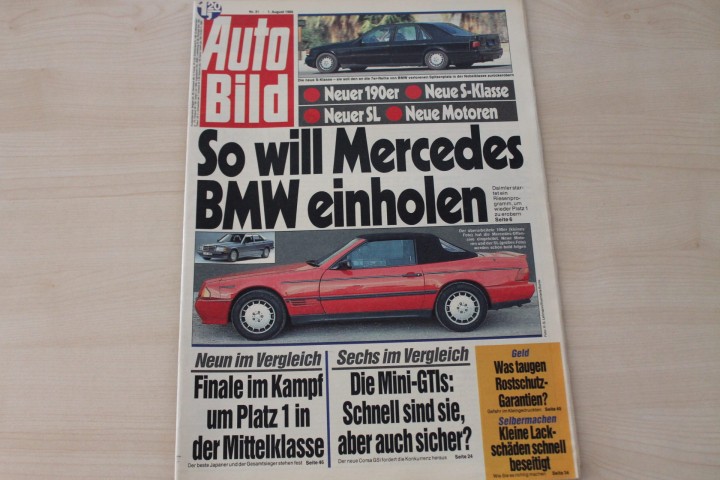 Deckblatt Auto Bild (31/1988)
